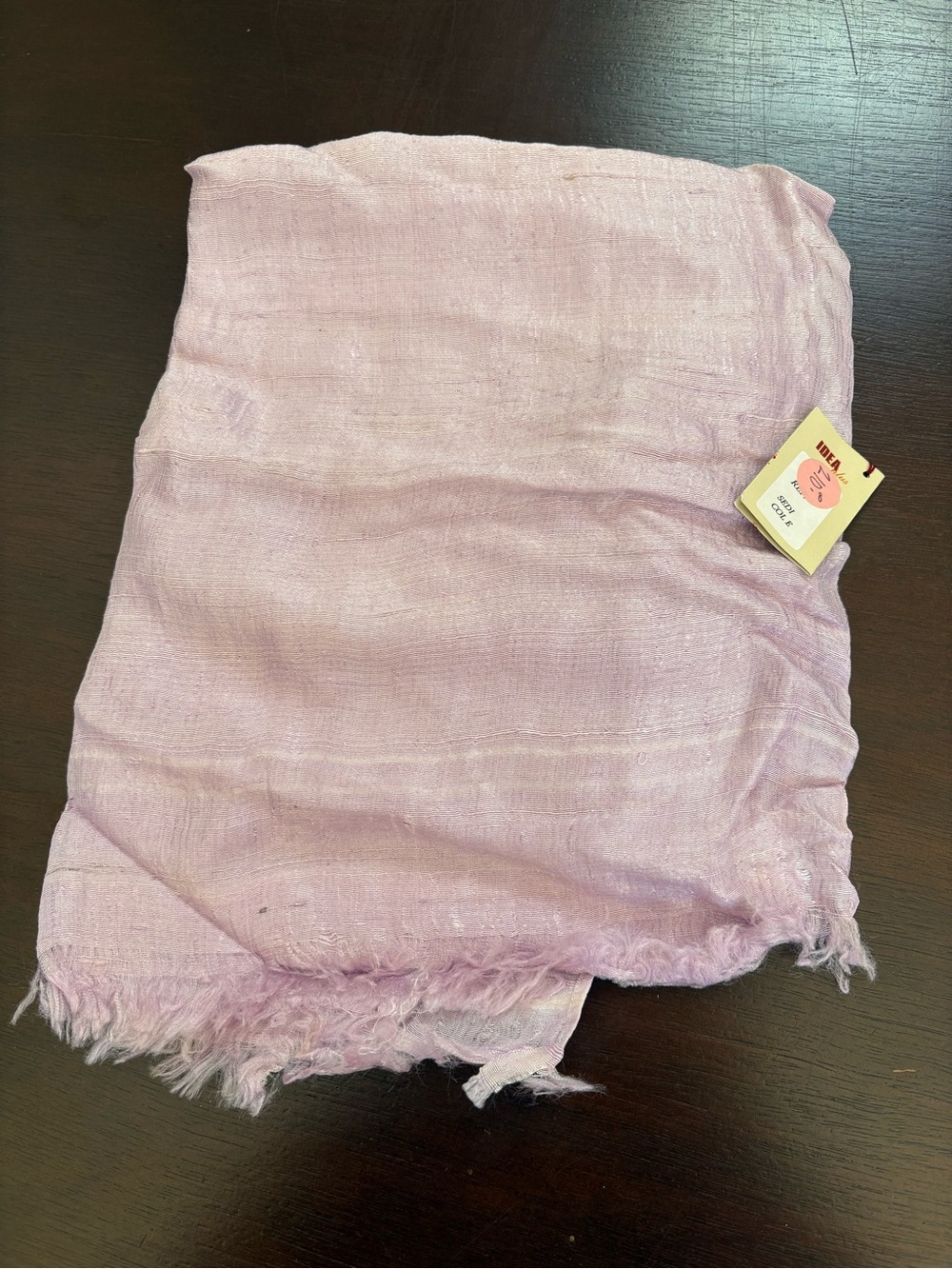 100% Silk Light Purple Women’s Scarf